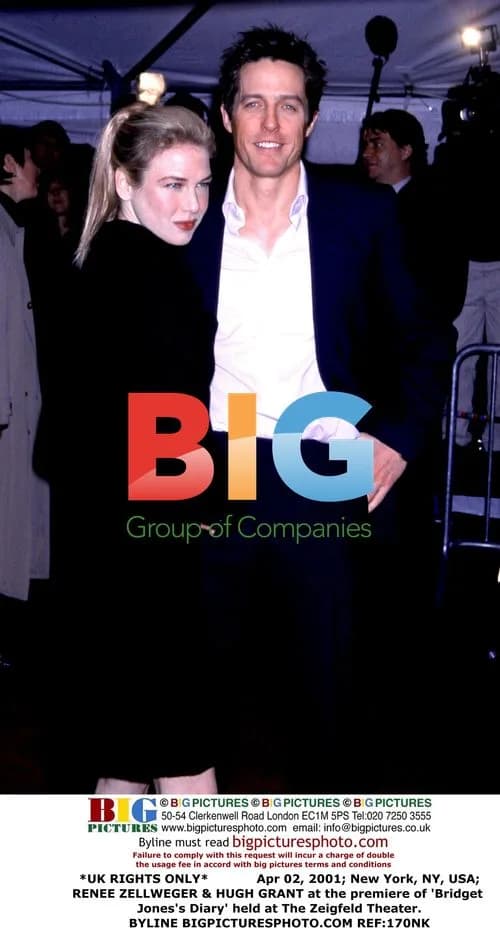 Renee Zellweger & Hugh Grant at 'Bridget Jones's Diary' Premiere