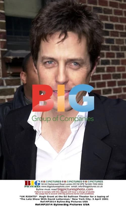 Hugh Grant at 'The Late Show With David Letterman'