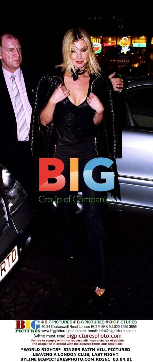 Faith Hill Leaving London Club
