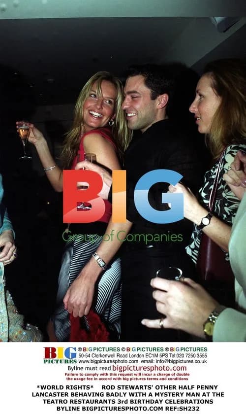 Penny Lancaster with Mystery Man at TEATRO Birthday