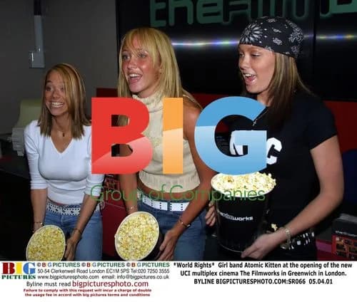 Atomic Kitten at The Filmworks opening in Greenwich