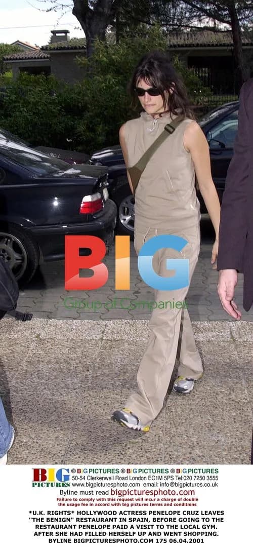Penelope Cruz Leaves Restaurant in Spain