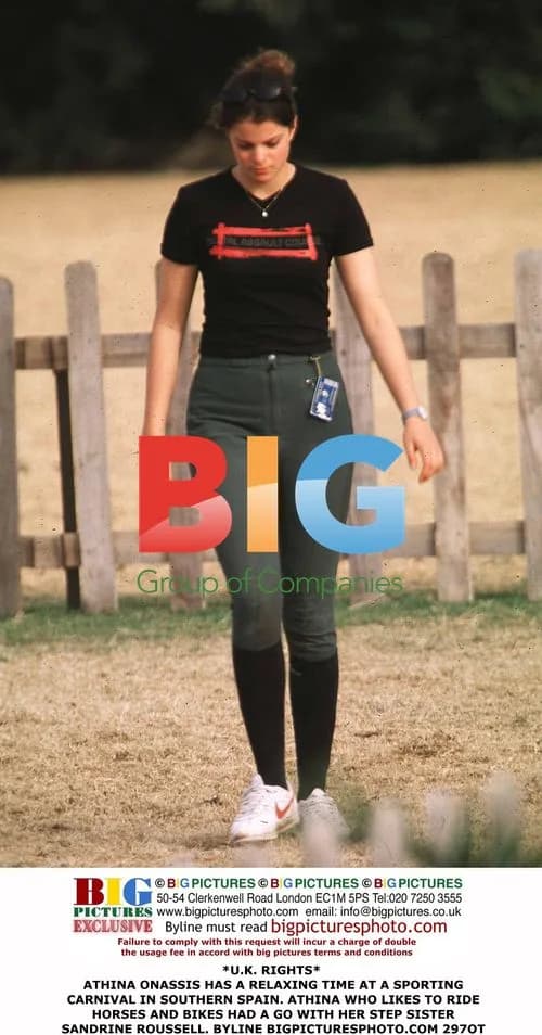 Athina Onassis at Sporting Carnival in Spain