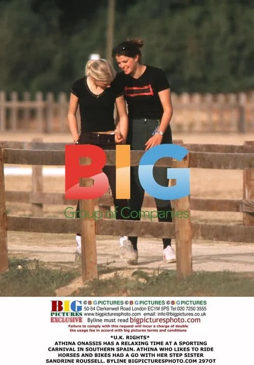 Athina Onassis at Sporting Carnival in Spain