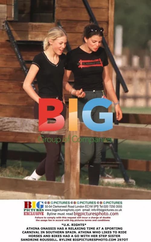 Athina Onassis at Sporting Carnival in Spain