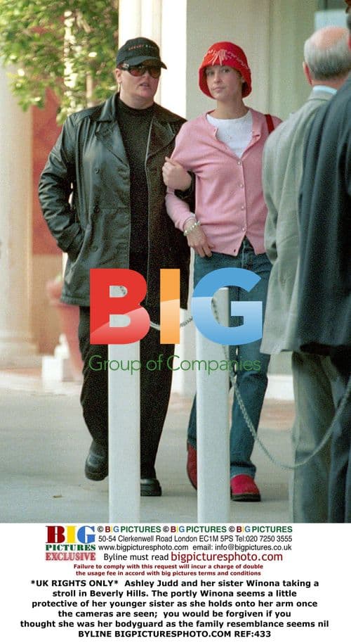 Ashley Judd and Sister Winona in Beverly Hills