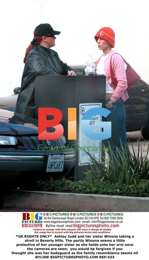 Ashley Judd and Winona Taking a Stroll