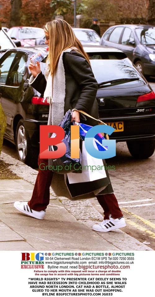 TV Presenter Cat Deeley Spotted Shopping in North London