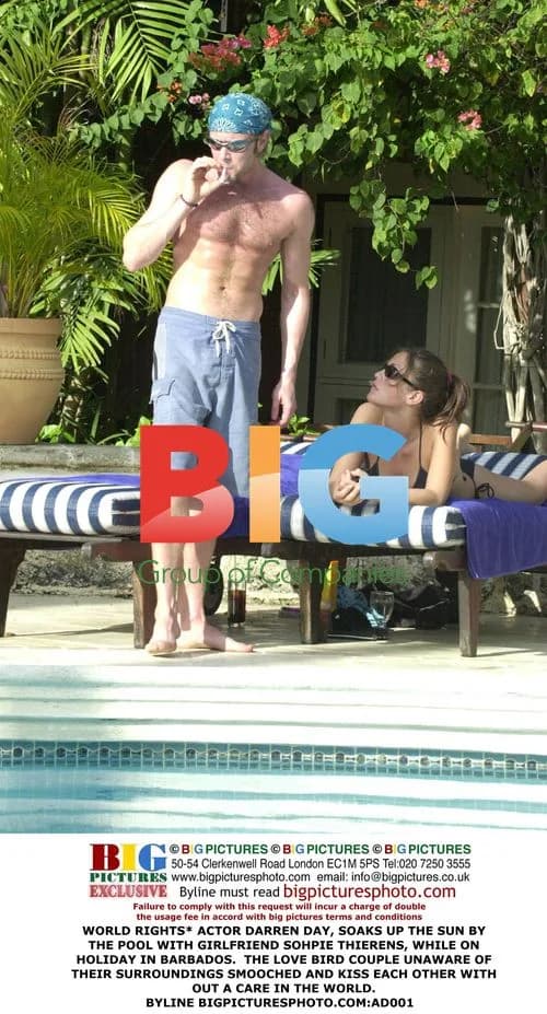 Darren Day and Girlfriend on Barbados Holiday