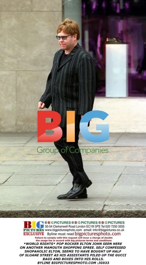 Elton John on shopping spree