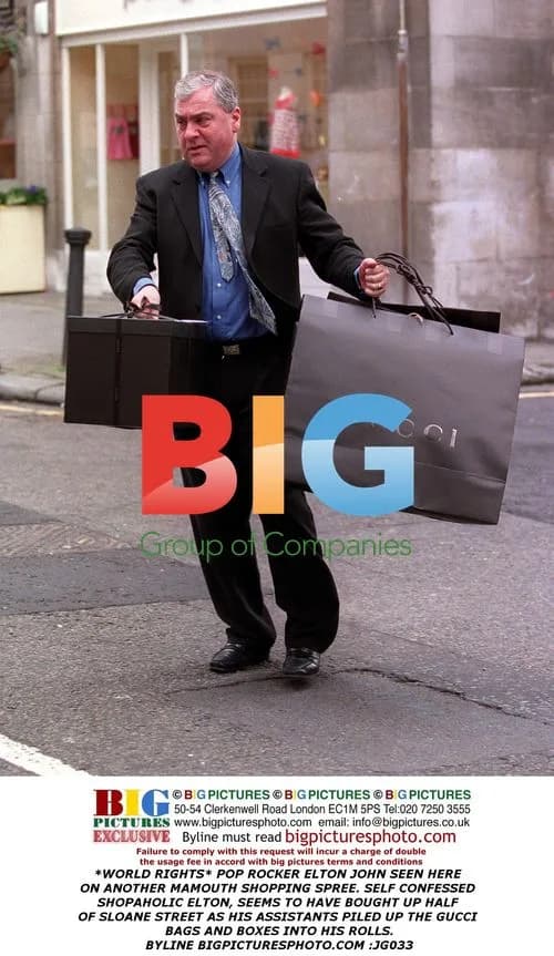 Elton John on Shopping Spree