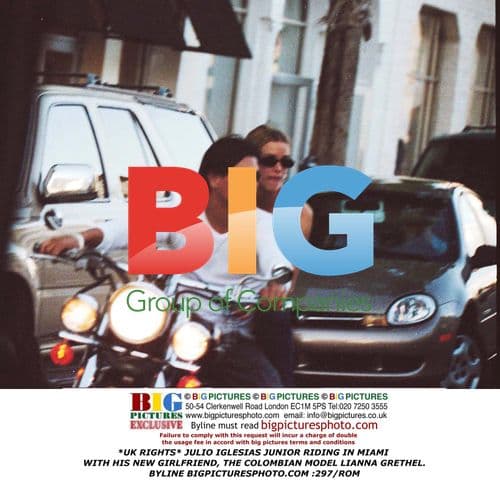 Julio Iglesias Junior with girlfriend Lianna Grethel