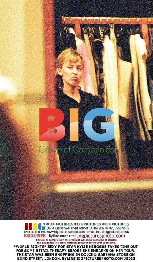 Kylie Minogue Shopping on Bond Street
