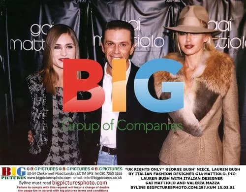 Lauren Bush with Italian Designer Gia Mattiolo