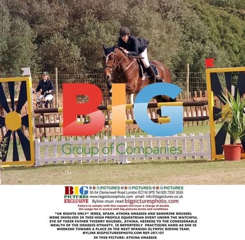 Athina Onassis at Equestrian Event in Jerez, Spain