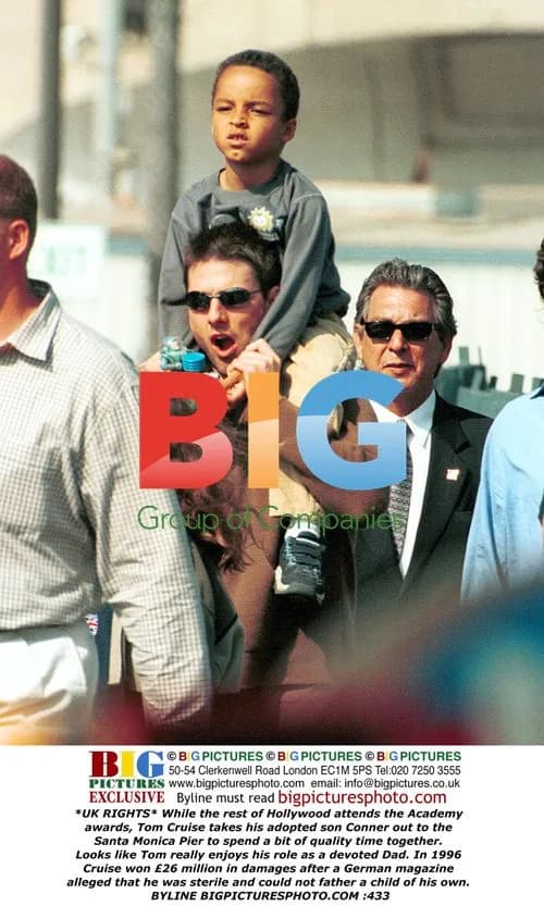 Tom Cruise and son Conner at Santa Monica Pier