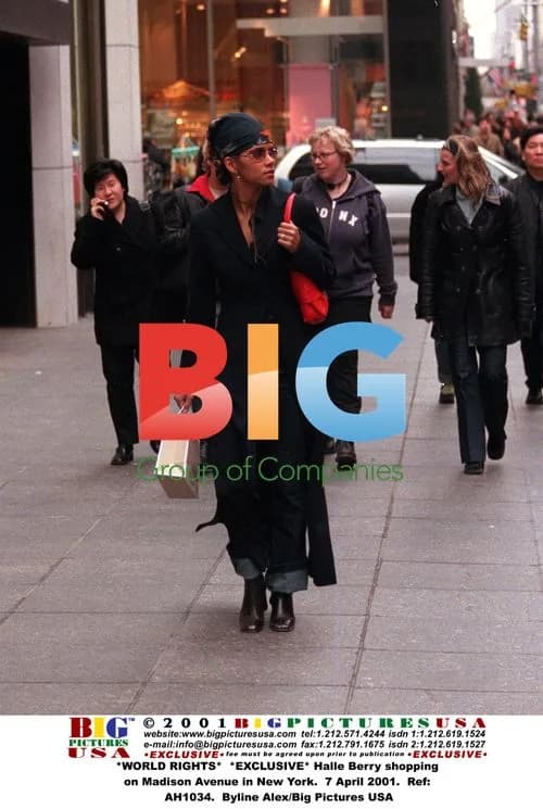 Halle Berry Shopping on Madison Ave