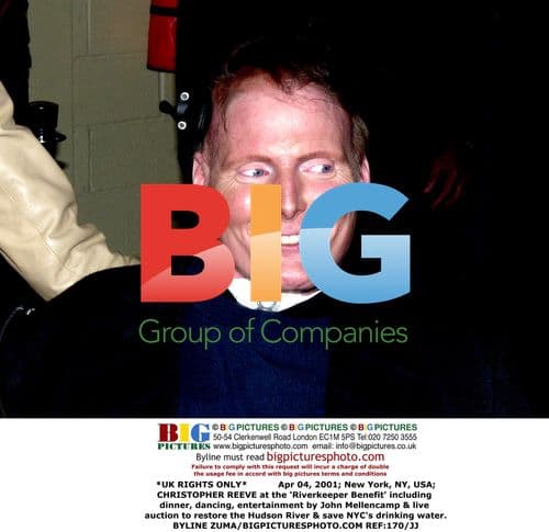 Christopher Reeve at Riverkeeper Benefit