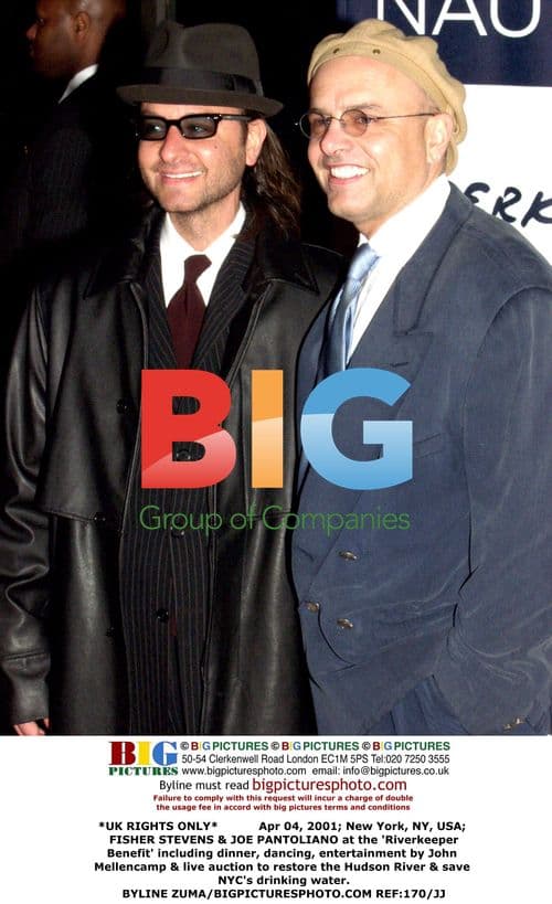 Fisher Stevens and Joe Pantoliano at Riverkeeper Benefit