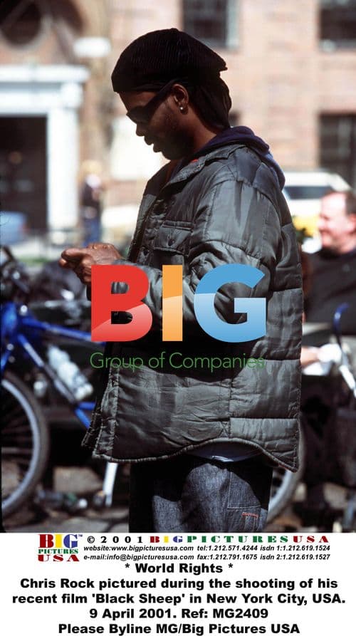 Chris Rock on film set for 'Black Sheep'