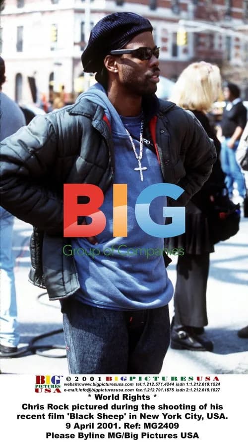 Chris Rock filming 'Black Sheep' in NYC