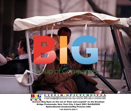 Meg Ryan on Kate and Leopold Set