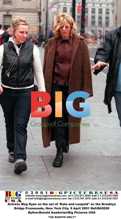 Meg Ryan on 'Kate and Leopold' set