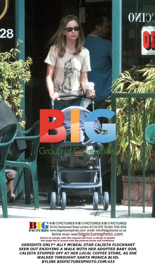 Calista Flockhart Out with Adopted Son