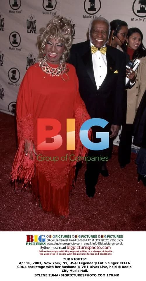 Celia Cruz Backstage at VH1 Divas Live
