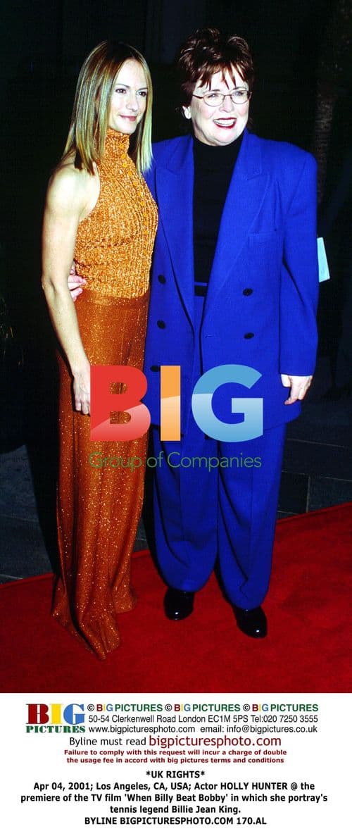 Holly Hunter & Billie Jean King at 'When Billy Beat Bobby' Premiere