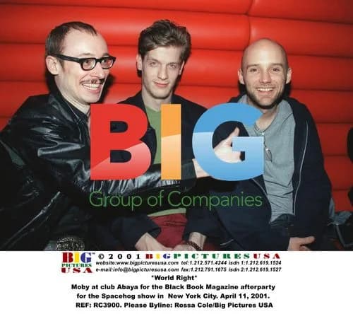 Moby at Black Book Magazine afterparty in NYC