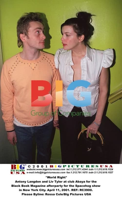 Antony Langdon and Liv Tyler at club Abaya