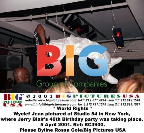 Wyclef Jean at Studio 54 for Jerry Blair's 40th Birthday