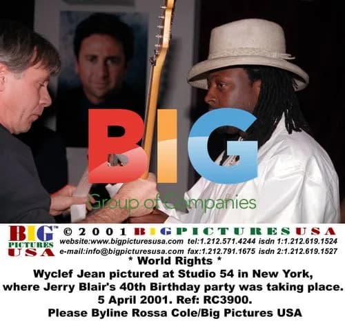 Wyclef Jean at Studio 54 for Jerry Blair's 40th