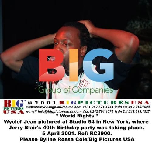 Wyclef Jean at Studio 54 for Jerry Blair's 40th