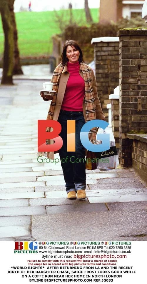Sadie Frost on Coffee Run in London
