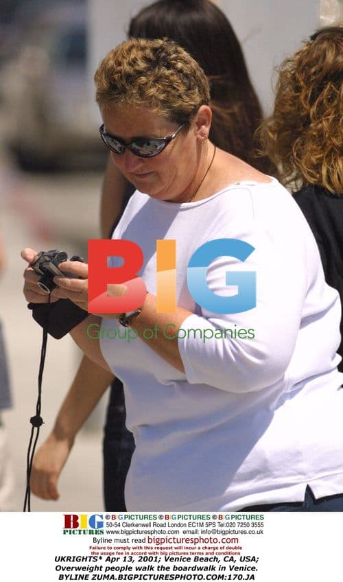 Overweight People on Venice Boardwalk