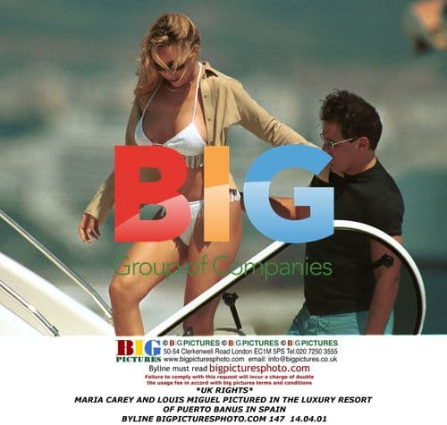 Maria Carey and Louis Miguel in Spain