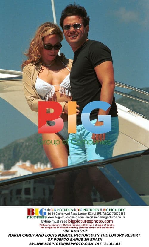 Maria Carey and Louis Miguel in Spain