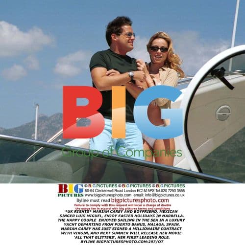 Mariah Carey & Boyfriend Sail in Marbella