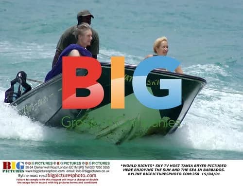 Tania Bryer Enjoying Barbados Vacation