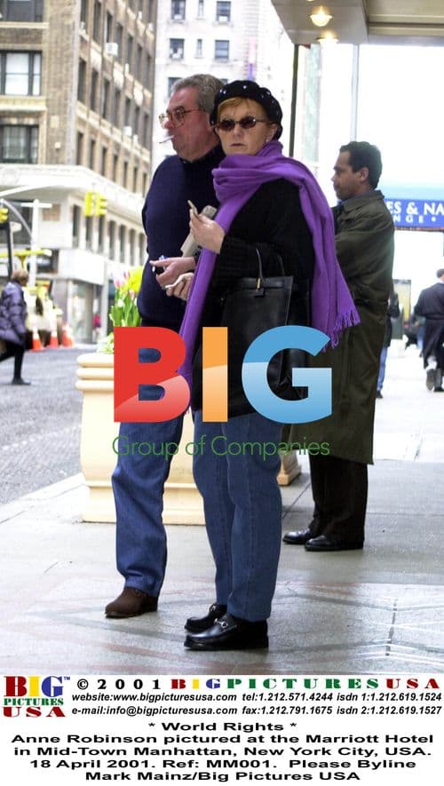 Anne Robinson at Marriott Hotel in NYC