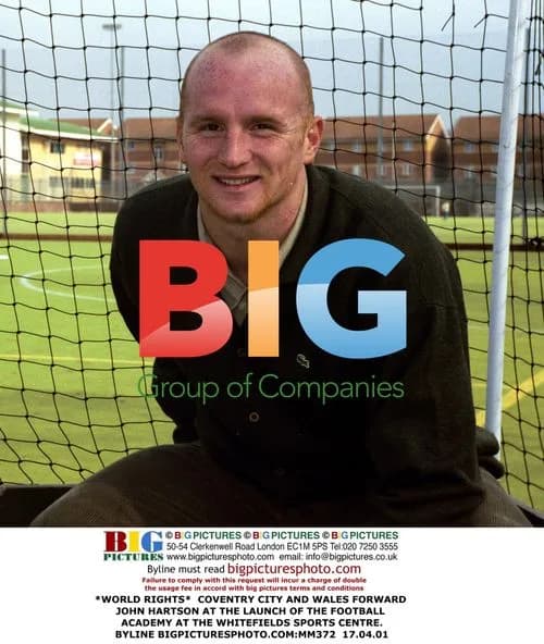 John Hartson at Football Academy Launch