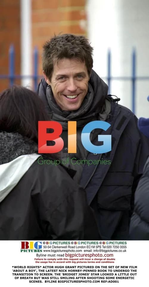 Hugh Grant Filming 'About a Boy'