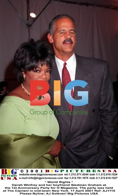 Oprah and Stedman at O Magazine Anniversary Party