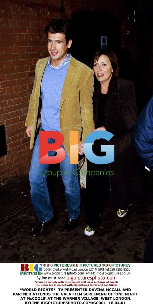 Davina McCall at 'One Night at McCools' Screening