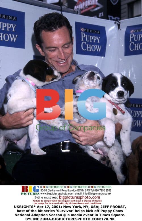 JEFF PROBST kicks off Puppy Chow Adoption Season