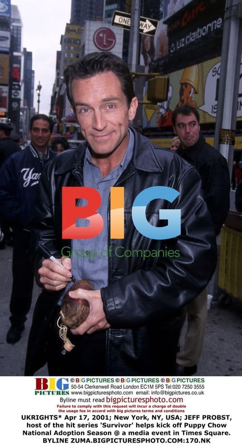 Jeff Probst Kicks Off Puppy Adoption Season