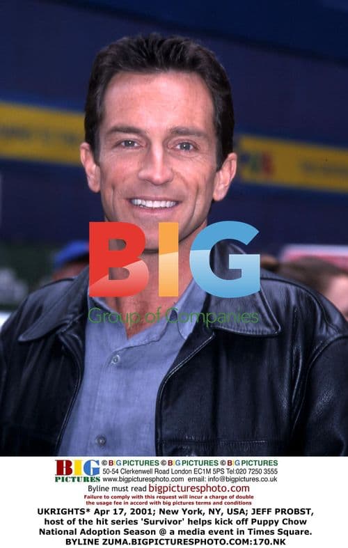 Jeff Probst Kicks Off Puppy Adoption at Times Square Event