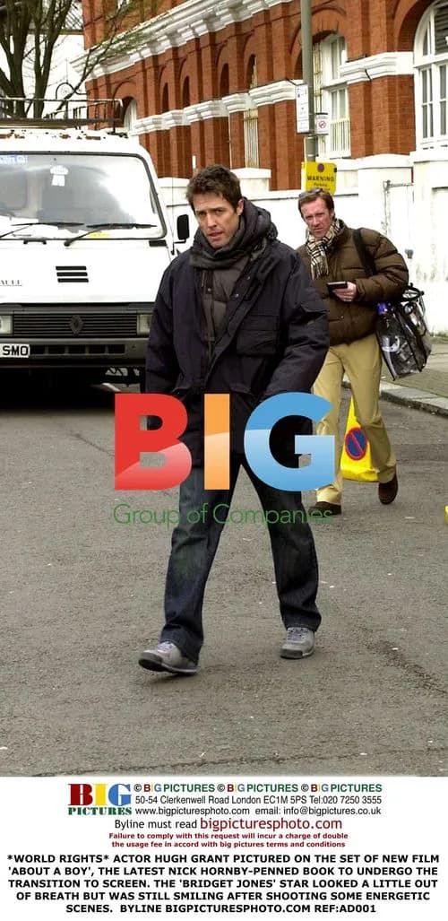 Hugh Grant on 'About a Boy' Set
